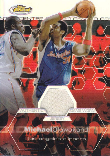 2002-03 Finest Refractor Jersey Michael Olowokandi /250