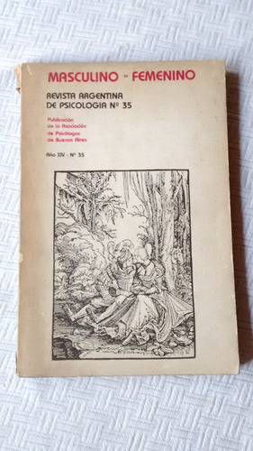 Masculino Femenino Revista Psicologia Nº 35 - Año Xiv - 1984