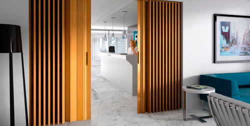 Puerta Plegable Subdividir Espacios! Ajustable A Tus Medidas