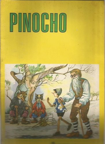 Libro De Cuento / Pinocho / Ediciones Vulcano / Antiguo /