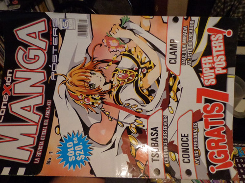 Revista Conexion Manga Especial Posters Sakura Tsubasa Clamp