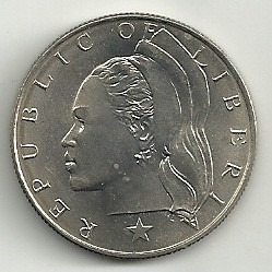 Moneda Liberia (1966) 50 Centavos