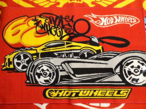 Tapete Infantil  Hot Wheels  2,00 X 1,33  Grande