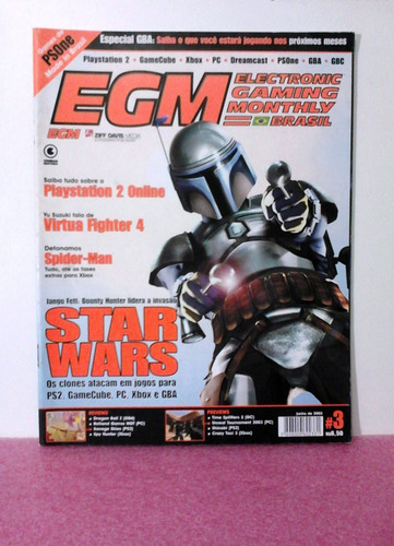 Revista Egm N° 3 Ediçao De Junho De 2002  Stars Wars