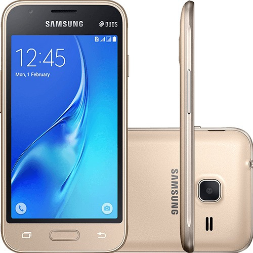 Celular Samsung Galaxy J1 Mini J105 Dourado Seminovo