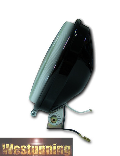 Imagen 2 de 10 de Faro Auxiliar 4x4 Metalico 160x65 Con Tapa Pvc Cristal