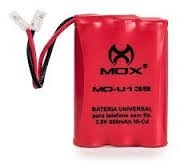 Bateria P/ Telefone Sem Fio Mo-u135 3.6v 600mah Frete Grátis