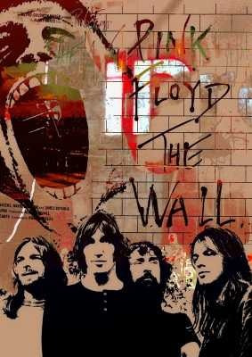 Pink Floyd - The Wall - Lamina 45 X 30 Cm.