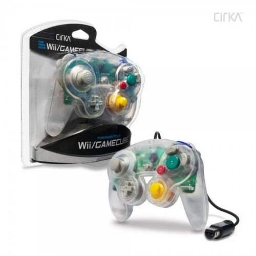 Gamecube / Wii : Controle Transparente Cirka Novo Lacrado