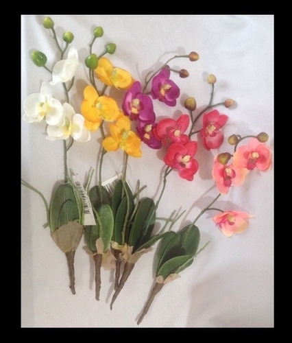 Paquete Con 40 Orquídea Phalenopsis 40cm 1pza $40 Sintética