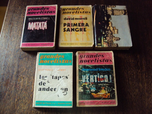 Lote Grandes Novelas Morrell Sanders Macconell Lowden Thomps