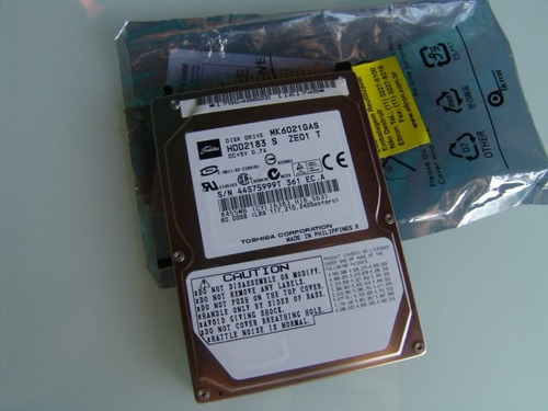 Disc Drive Toshiba Mk6021gas Hdd2183