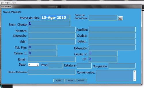 Programa Para Renta De Equipo Médico