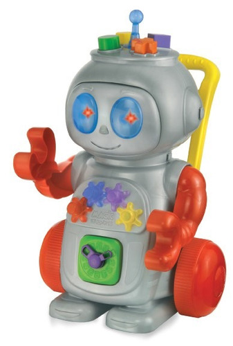 Andador Robô Vermelho Com Luz E Vários Acessórios-magic Toys