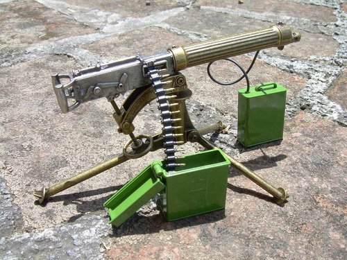 Miniatura Maxim Machine Gun  De Crossfire 1:18 Hm4