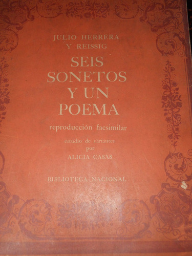 * Julio Herrera Y Reissig  -  Seis Sonetos Y Un Poema