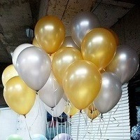 Combo De 8 Globos  Inflados Con Helio Y Cinta