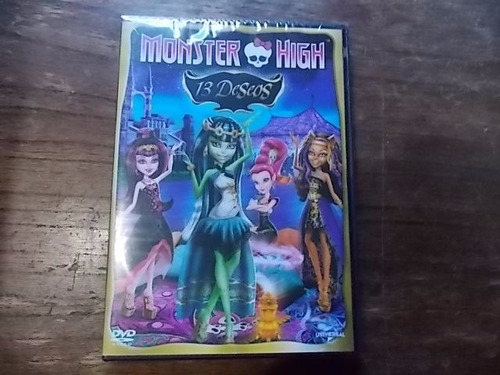 Dvd Original Monster High 13 Deseos - Nuevo Sellada!!!