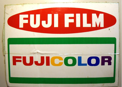 Antiguo Calco Fuji Film 1970 Nuevo.vintage