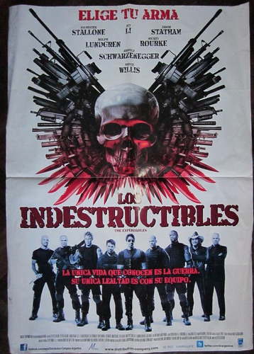 Poster Gigante De La Pelicula Los Indestructibles