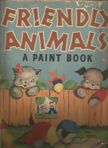 Libro Para Pintar / Friendly Animals / En Ingles /