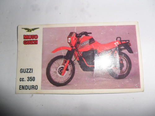 Figurita Figu Moto Guzzi Cc 350 Enduro Album Fichu