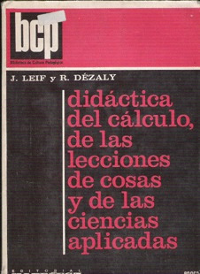 Didáctica Del Calculo De Las Lecciones De Cosas Y Ciencias