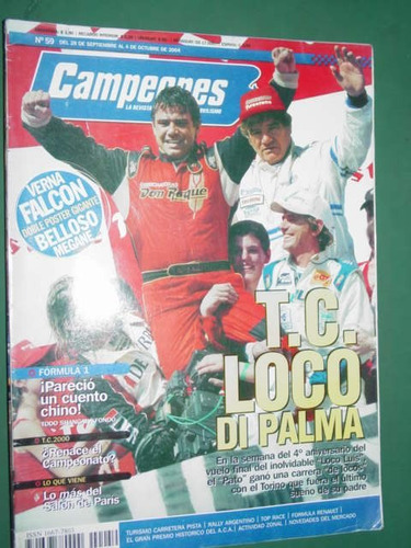 Revista Campeones Auto S/poster 59 Turismo C Loco Di Palma