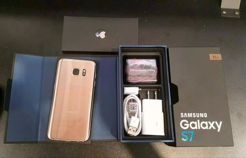 Samsung Galaxy S7 32gb 4g Gold Platinum, Novo Na Caixa