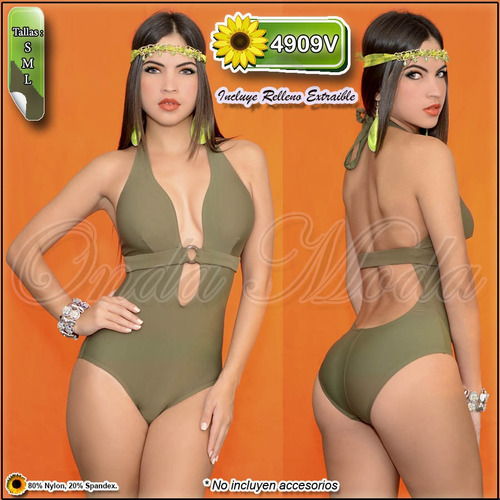 Traje Baño Damas Ultima Moda Completos Enteros Enterizo