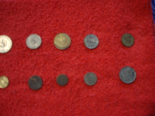 Gran Lote De Monedas Nacionales. Desde 1958 A 1969.
