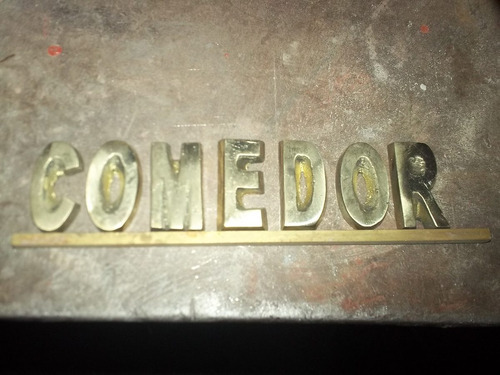 Letras En Bronce