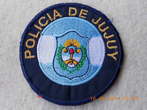 Policia De Jujuy Insignia Parche De Tela Coleccion