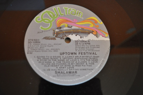 Maxi Vinilo - Shalamar ¿¿ Uptown Festival -1977 -disco Music