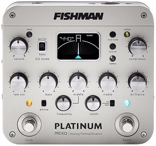 Preamplificador Ext Fishman Platinum Pro Eq/di Pro-plt-201