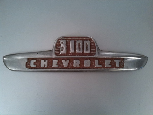 Emblema Carro Metalico Chevrolet 3100 Antiguo