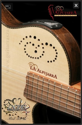 Guitarra Criolla Clasica La Alpujarra 300kec Tipo Godín