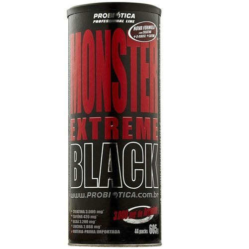 Monster Extreme Black - 44 Packs - Probiótica