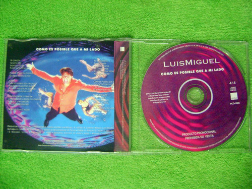Eam Cd Single Luis Miguel Como Es Posible Que A Mi Lado 1996