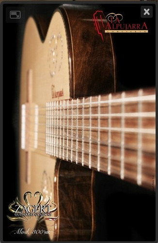 Guitarra Criolla Clasica La Alpujarra 300kec Tipo Godín
