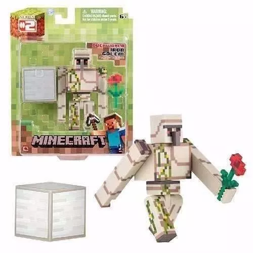 Boneco Minecraft Aldeão Ferreiro