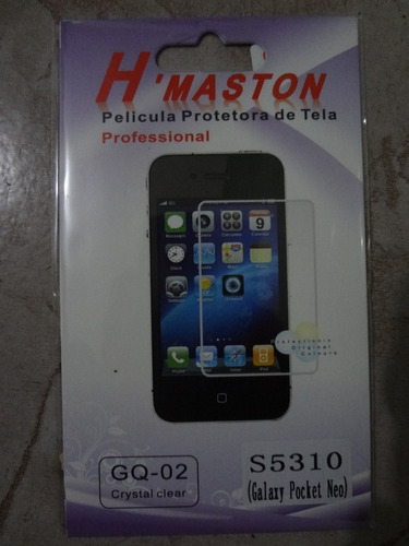 Pelicula Protetora Samsung Galaxy Pocket Neo S5310 Cristal