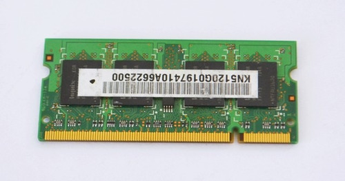 Memoria Ram Ddr2 Hynix 512mb 2rx16 Pc2-5300 Hymp564s64cp6-y5 (Usado)
