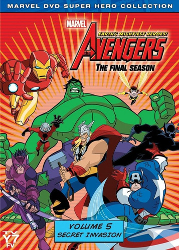 Avengers Volumen 5 Cinco Importada Serie Tv Animada En Dvd