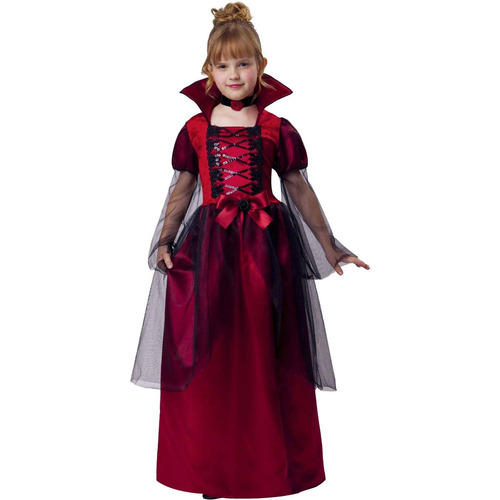 Disfraz De Vampira Para Niña Talla: S Halloween