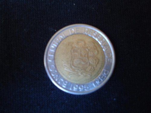Moneda Peru 2 Soles Bimetalica 1995 Ca06