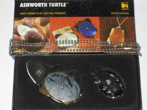 Canivete Crkt Ashworth Turtle (5910a) Anthracite Money Clip