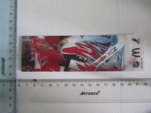 Postal Tridimensional De Jugador De Hockey Sobre Hielo 3d