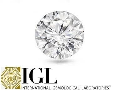 Diamante 0.35ct - F - Si2 - Lap. Brilhante - Certificado Igl