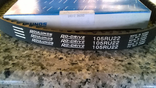 Imagen 2 de 4 de Correa Tiempo Getz,elantra,rio Cvvt1.6,verna 1.6 Rouluns